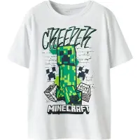 Name it T-Shirt 'NKMDI MINECRAFT' vert / pomme / noir / blanc