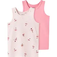 Name it Maillot de corps marron / orange pastel / poudre / rose clair