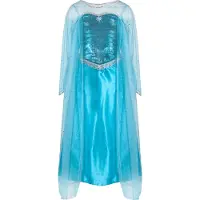 Great Pretenders Déguisement - Reine des glaces Robe - Bleu - - 7-8 ans (122-128) - Costumes