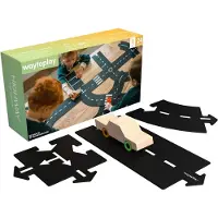 Waytoplay Circuit de Voitures - 25 Parties - Highway av. Voiture - - UneTaille - Circuit de Voitures