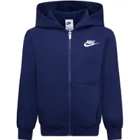 Nike Kids Veste de survêtement 'CLUB FLEECE' bleu marine / blanc