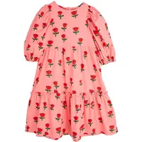 Mini Rodini Robe - Roses Bouffée AOP - Rose - - 2-3 ans (92-98) - Robe