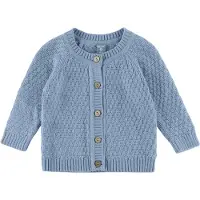 Smallstuff Gilet - Laine - Bleu Clair - - 80/86 - Gilet