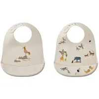 Liewood Bavoir - Tilda - 2 Pack - Tous ensemble Sandy - - UneTaille - Bavoir