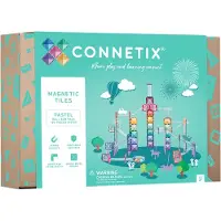 Connetix Pastel Ball Run Construction Game 106 Pieces Multicolore Enfants