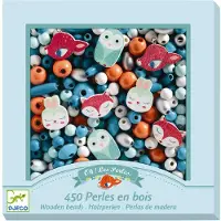 Djeco Jeu créatif Perles en bois Petits animaux
