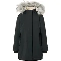 Molo Manteau d'hiver - Peace - Noir av. Fourrure imitée - - 10 ans (140) - Veste d'Hiver
