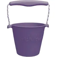 Scrunch Seau - Silicone - 13 cm - Dark Purple - - UneTaille - Seau