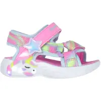 SKECHERS Filles, Sandales, Sandale Unicorn Dreams - Licornes rêveuses Rose, Pink, (25)