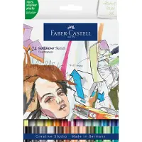 Faber-Castell Marqueurs Magiques - 24 pces - Croquis de Goldfabe - - UneTaille - Marqueur