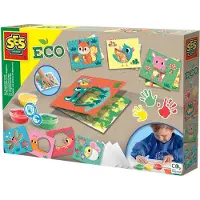 SES Creative Peinture au doigt SES Eco + pochoirs 24925 49250