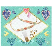 Djeco Bijoux - Miyuki Canard Hearts - - UneTaille - Set de Création