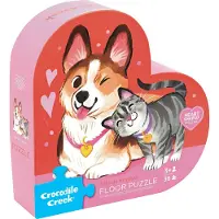 Crocodile Creek Puzzle « Animals Friends Fur-Ever » – 36 pièces – À partir de 3 ans