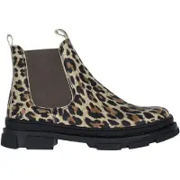 Angulus Bottes d'Hiver - Beige Leo/Brown Élastique - - 36 - Bottes d'Hiver
