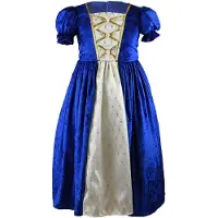 Den Goda Fen Princess Costume Bleu 2-4 Years Enfants