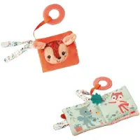 Lilliputiens Livre en Tissu - Stella - Orange/Multicolore - - UneTaille - Livre en Tissu
