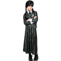 Rubies Déguisement - Wednesday Addams Deluxe School Uniform - - 9-10 ans (134-140) - Costumes