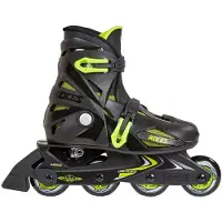 Roces Patins à Roulettes - Orlando III - Noir/Citron - Patins à - - 25/29 - Patins à Roulettes