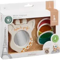 Sophie de Giraf Vulli Magic Mirror miroir pour bébé Blue, Pink, Yellow 3 pcs