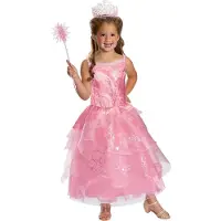 Disguise Glinda Deluxe Toddler Costume Rose 5-6 Years Enfants