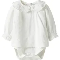Name it Body chemise - NbFRixi - Bright White/Lurex - - 68 - Body M/L