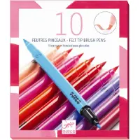 Djeco Marqueurs Magiques - 2 en 1 - 10 pces - Pastel - - UneTaille - Marqueur