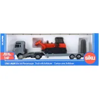 Siku 1762 MAN Lkw mit Planierraupe