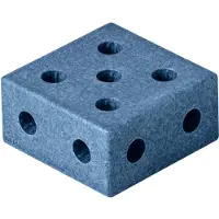 Modu Bloc Carré - 20x20x10 cm - Deep Blue - - UneTaille - Bloc de Motricité