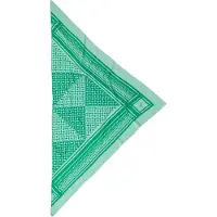 Lala Berlin Écharpe - 162x85 - Triangle Puzzle - Goryeo/Vert - - UneTaille - Écharpe