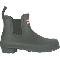 Hunter Boots Bottes en Caoutchouc - Original Chelsea - Dark Olive - - 37 - Bottes en Caoutchouc