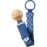 BIBS Paci Braid attache-tétine Cornflower / Dusty Blue 1 pcs