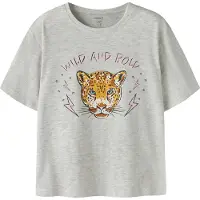 Name it T-Shirt cognac / gris clair / rose / noir