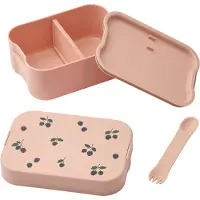 Liewood Boîte à Repas av. Couvert - Kamil - 1.3 L - Berry/Pale T - - UneTaille - Boîte à Repas