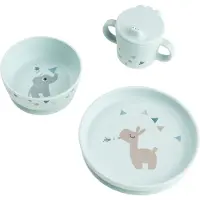 Done by Deer Celebration Foodie Suction Cup Tableware Bleu
