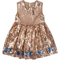 Konges Sløjd Robe - Starla Sequin - Brésilien Sable av. Paliette - - 2 ans (92) - Robe