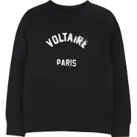 Zadig & Voltaire Sweat-shirt - Simba - Noir av. Blanc - - 14 ans (164) - Sweat-shirt