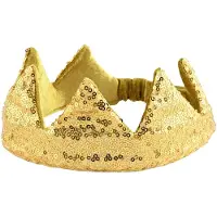 Den Goda Fen Déguisement - Couronne Gold Paillettes - - UneTaille - Costumes