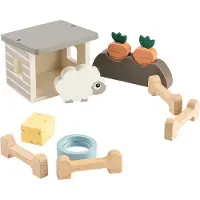 Done by Deer Tiny Farm Sheepy Game Set Argenté Enfants