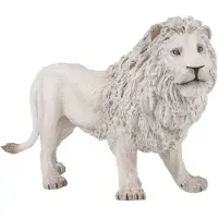 Papo Blanc Løve - H: 15 cm - - UneTaille - Figurines Animaux
