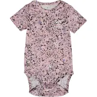 Hummel Barboteuse / body violet / rose / noir / blanc