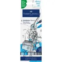 Faber-Castell Marqueurs Magiques - 6 pces - Croquis Goldfaber - - - UneTaille - Marqueur
