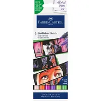 Faber-Castell Marqueurs Magiques - 6 pces - Croquis Goldfaber - - - UneTaille - Marqueur