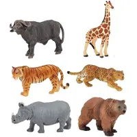 Papo Figurine Set 6 Animaux Miniatures Salbatice