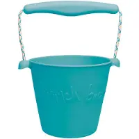 Scrunch Seau - Silicone - 13 cm - Petrol - - UneTaille - Seau