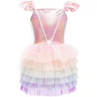 Great Pretenders Déguisement - Robe de princesse - Rose/Multi - - 5-6 ans (110-116) - Costumes
