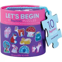 Crocodile Creek Puzzle - 10 pièces - 2 Briques - Let's Begin - - UneTaille - Puzzle