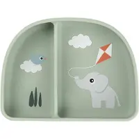 Done by Deer Bol - Silicone - Stick & Stay - Aire de jeux - Vert - - UneTaille - Bol
