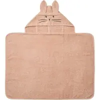 Liewood Serviette à capuche - Vilas - Rabbit Pale Toscane - - UneTaille - Serviette à Capuche