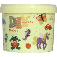 Hama Midi Perles - 30000 pièces + 3 Assiettes à Bøtte - Pâques - - UneTaille - Perles