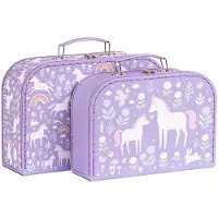 A Little Lovely Company Valise en Carton - 2 pces - 29x20/25,5x1 - - UneTaille - Valises